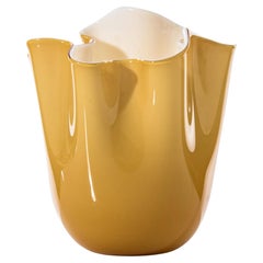 Venini Fazzoletto 700.02 Medium Ambra – Glass Vase Fulvio Bianconi – Damiani