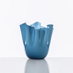 Venini Fazzoletto 700.02 Medium Orizzonte - Glass Vase Fulvio Bianconi – Damiani