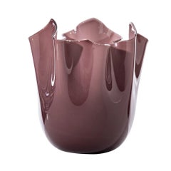Venini Fazzoletto 700.02 Medium Viola - Glass Vase Fulvio Bianconi - Damiani