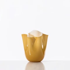 Venini Fazzoletto 700.04 Small Ambra - Vase en verre Fulvio Bianconi - Damiani
