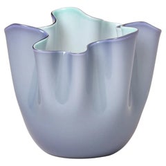 Venini Fazzoletto 700.04 Small Lilla Menta – Glass Vase Fulvio Bianconi Damiani