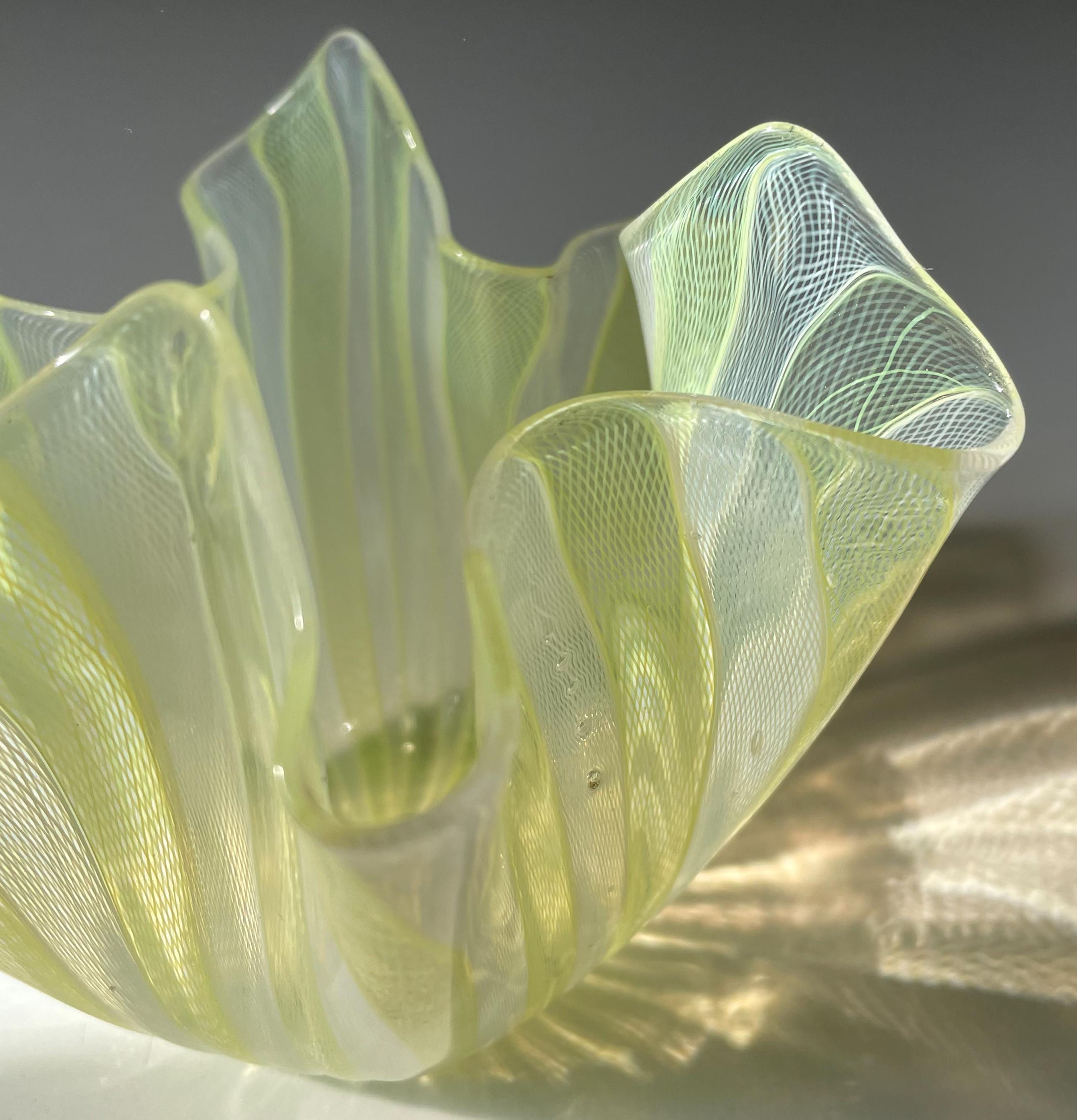 Italian Venini Fazzoletto, 'Handkerchief' Vase