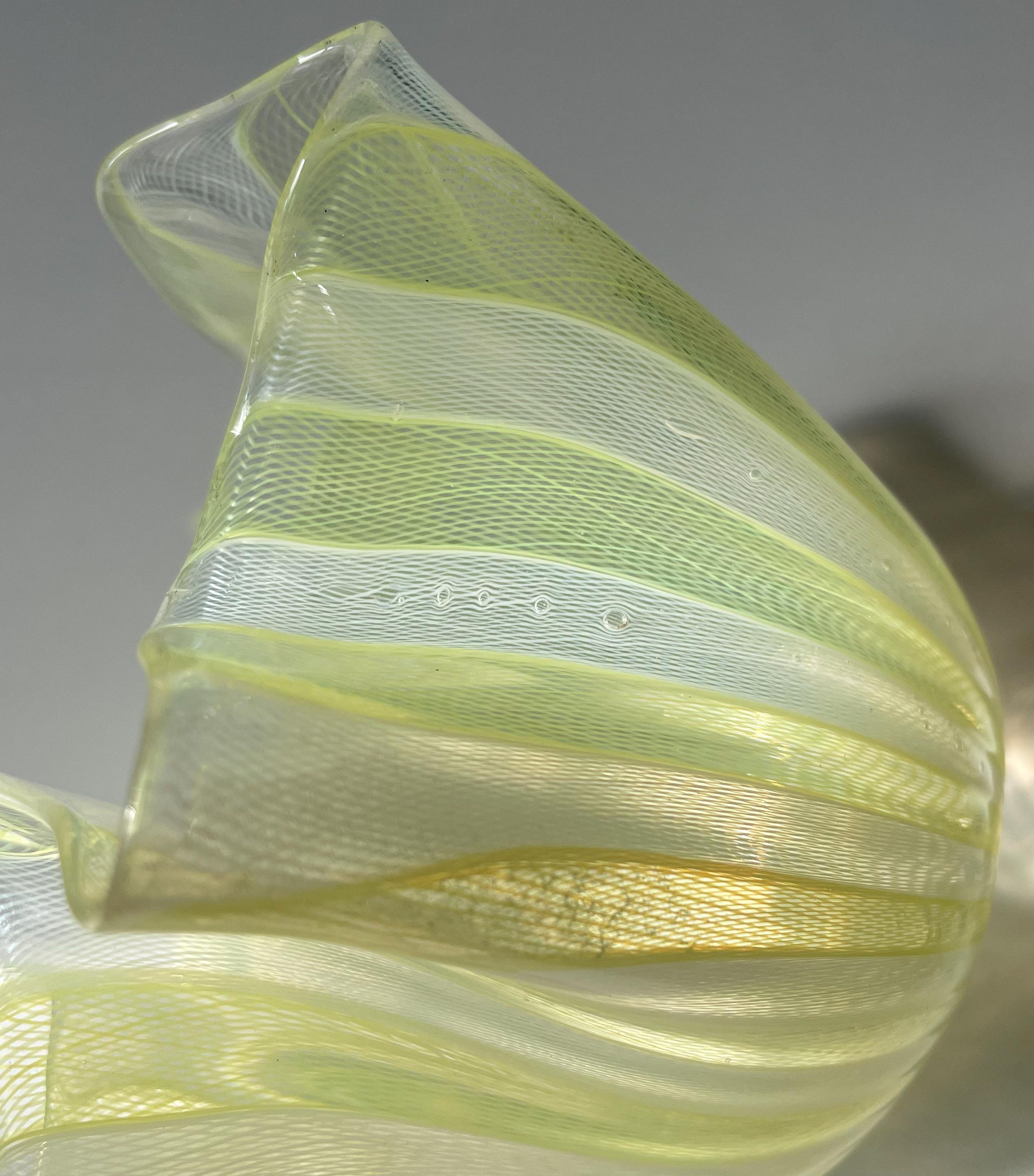 Venini Fazzoletto, 'Handkerchief' Vase In Good Condition In New York, NY
