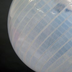 Carlo Scarpa for Venini Filigrana Murano Glass pendant, Italy, 1930s