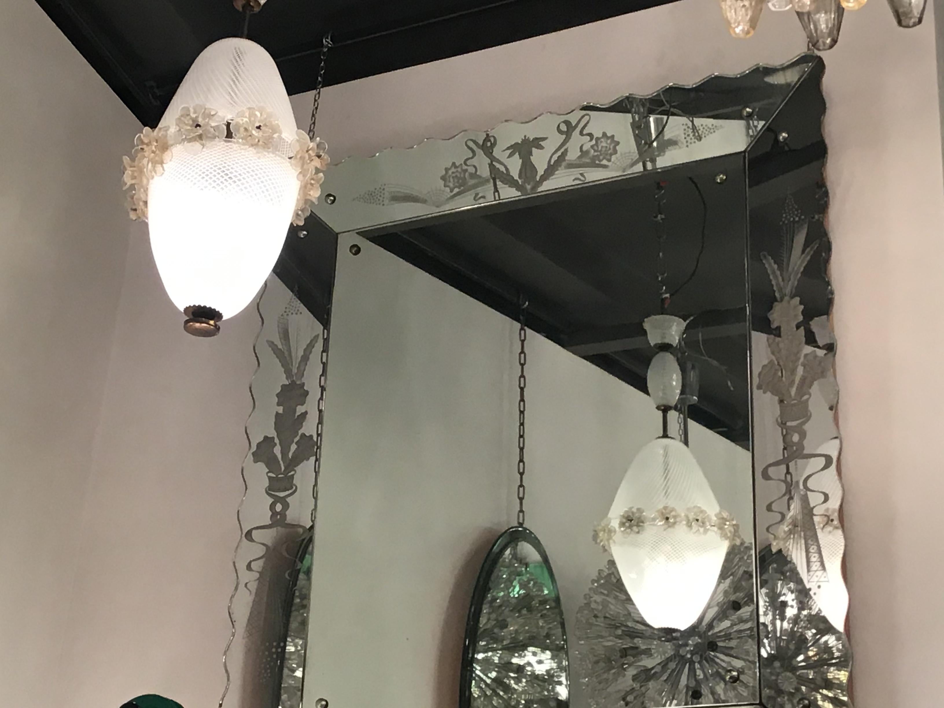 Venini Filigrana Murano Glas Gold Messing Eisen 1930 Italien im Zustand „Hervorragend“ im Angebot in Milano, IT