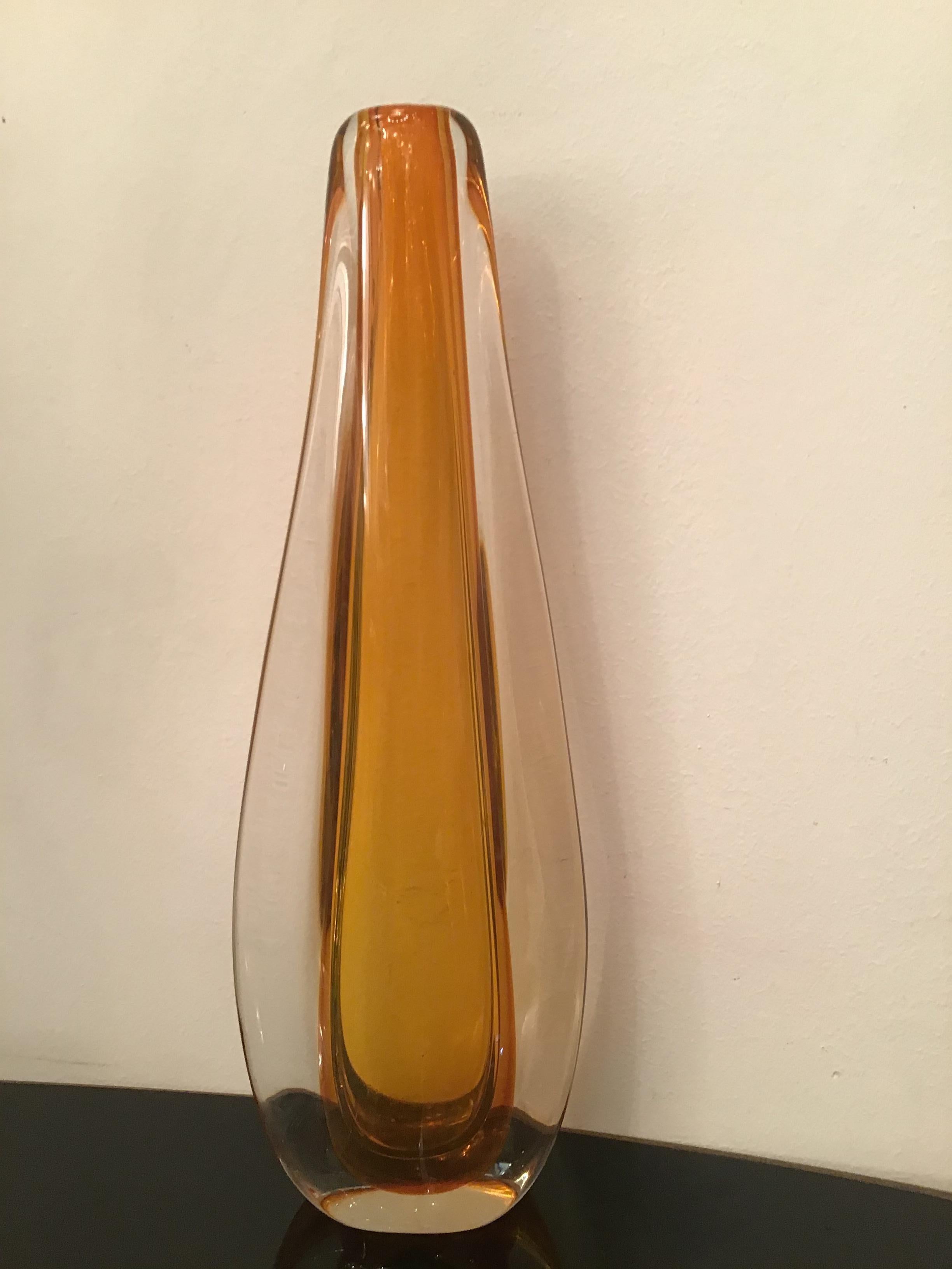 Venini “Flavio Poli” Vase Murano Glass 1950 Italy 6