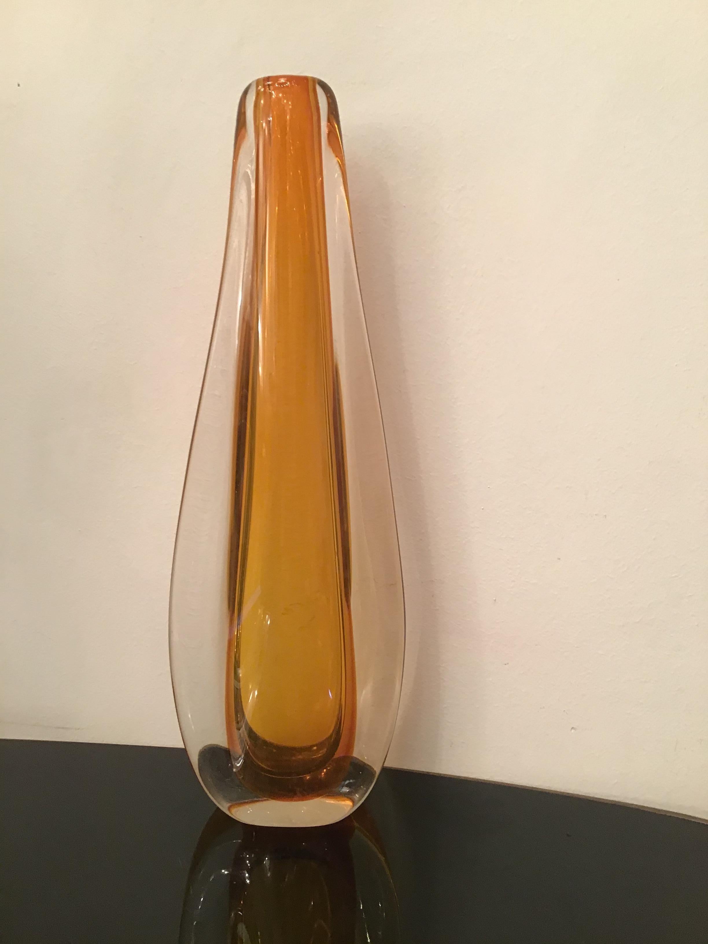 Venini “Flavio Poli” Vase Murano Glass 1950 Italy 7
