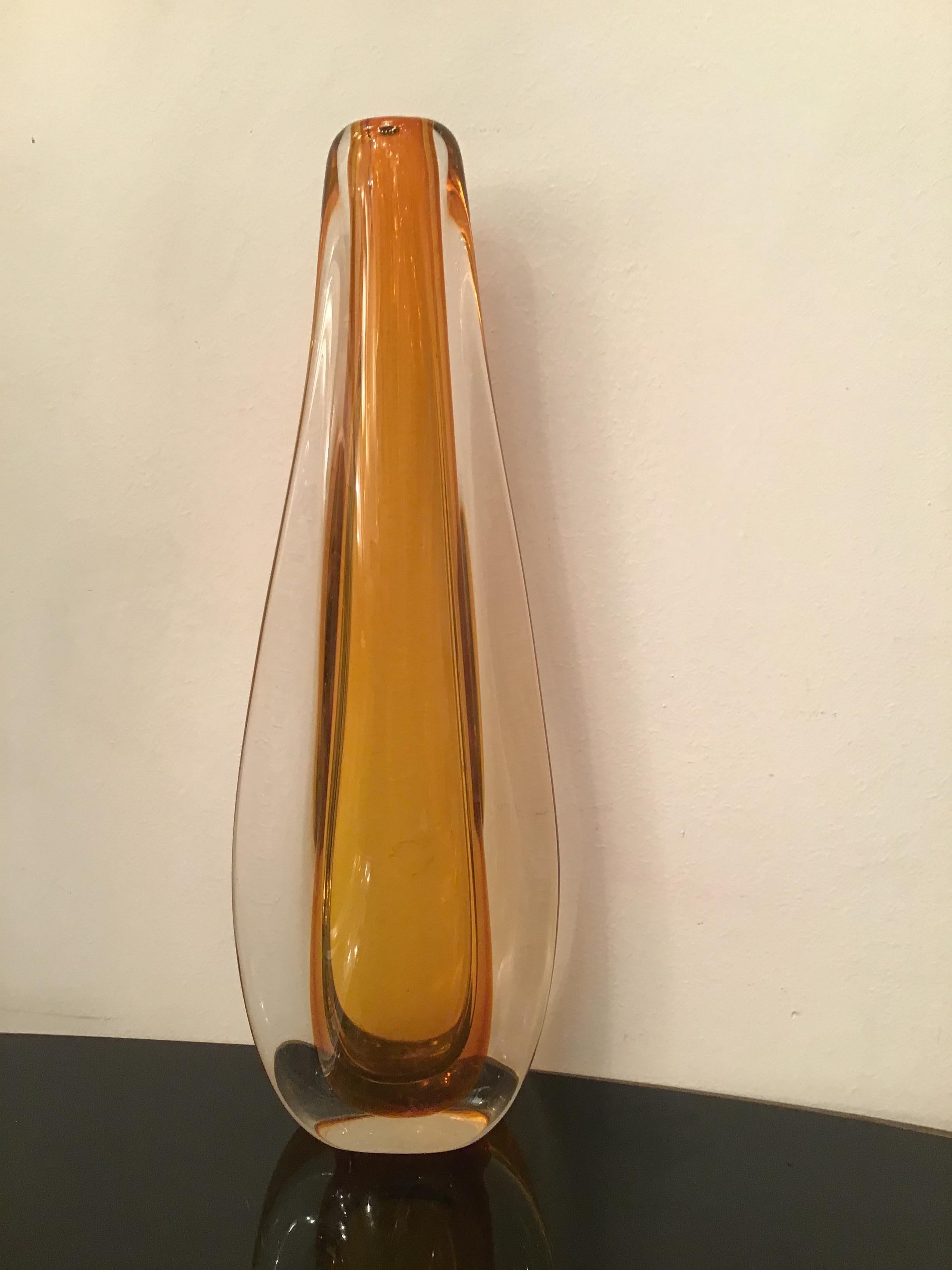 Venini “Flavio Poli” Vase Murano Glass 1950 Italy 3