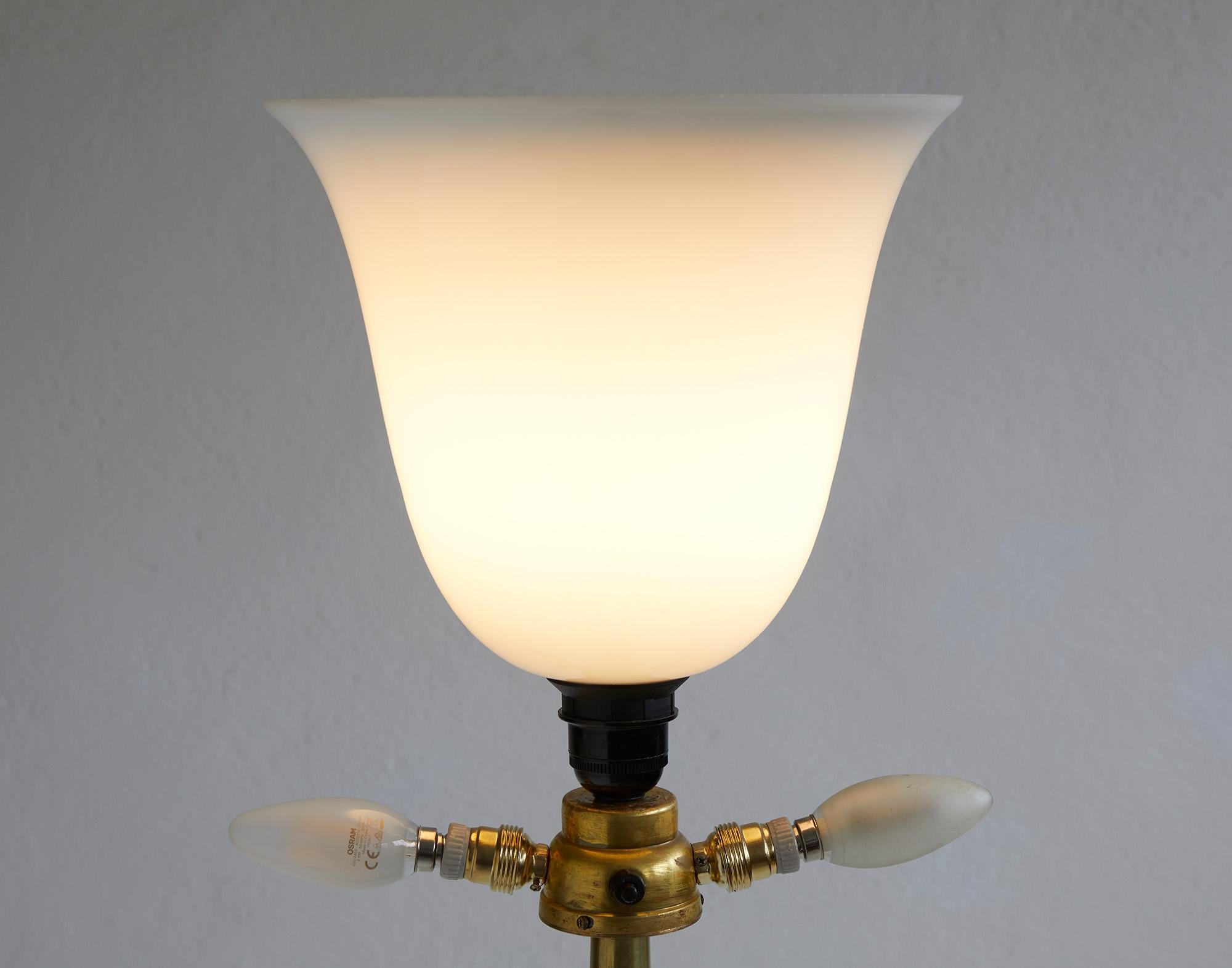 Lampadaire Venini modèle n° 529 attribué à Carlo Scarpa, 1942 Bon état - En vente à Renens, CH