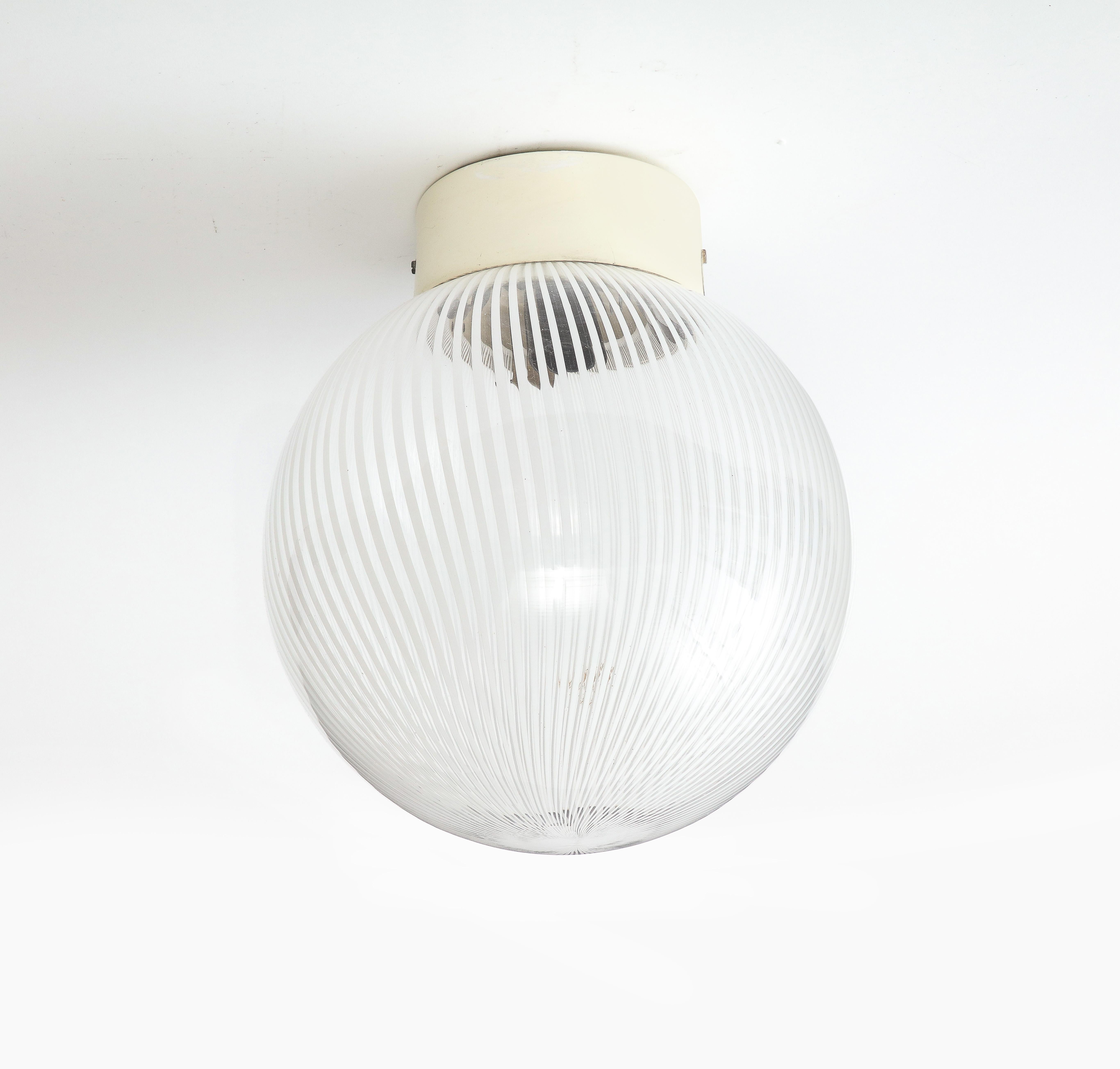Venini Flush Mount Ceiling Light For Sale 2