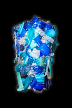 Venini Fragments Large Wall Light in Blue & Green by Fernando & Humberto Campana