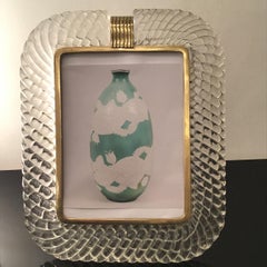 Venini Frame Brass Murano Glass 1940 Italy