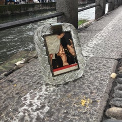 VENINI Frame Murano Glass Brass 1950 Italy