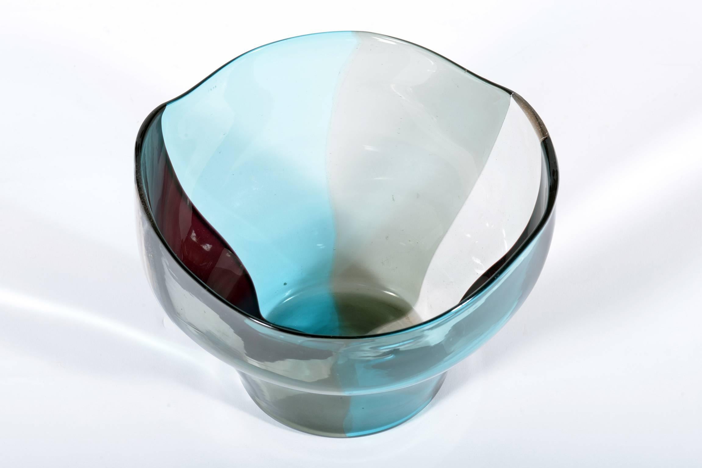 Mid-Century Modern Venini Fulvio Bianconi Murano Glass 