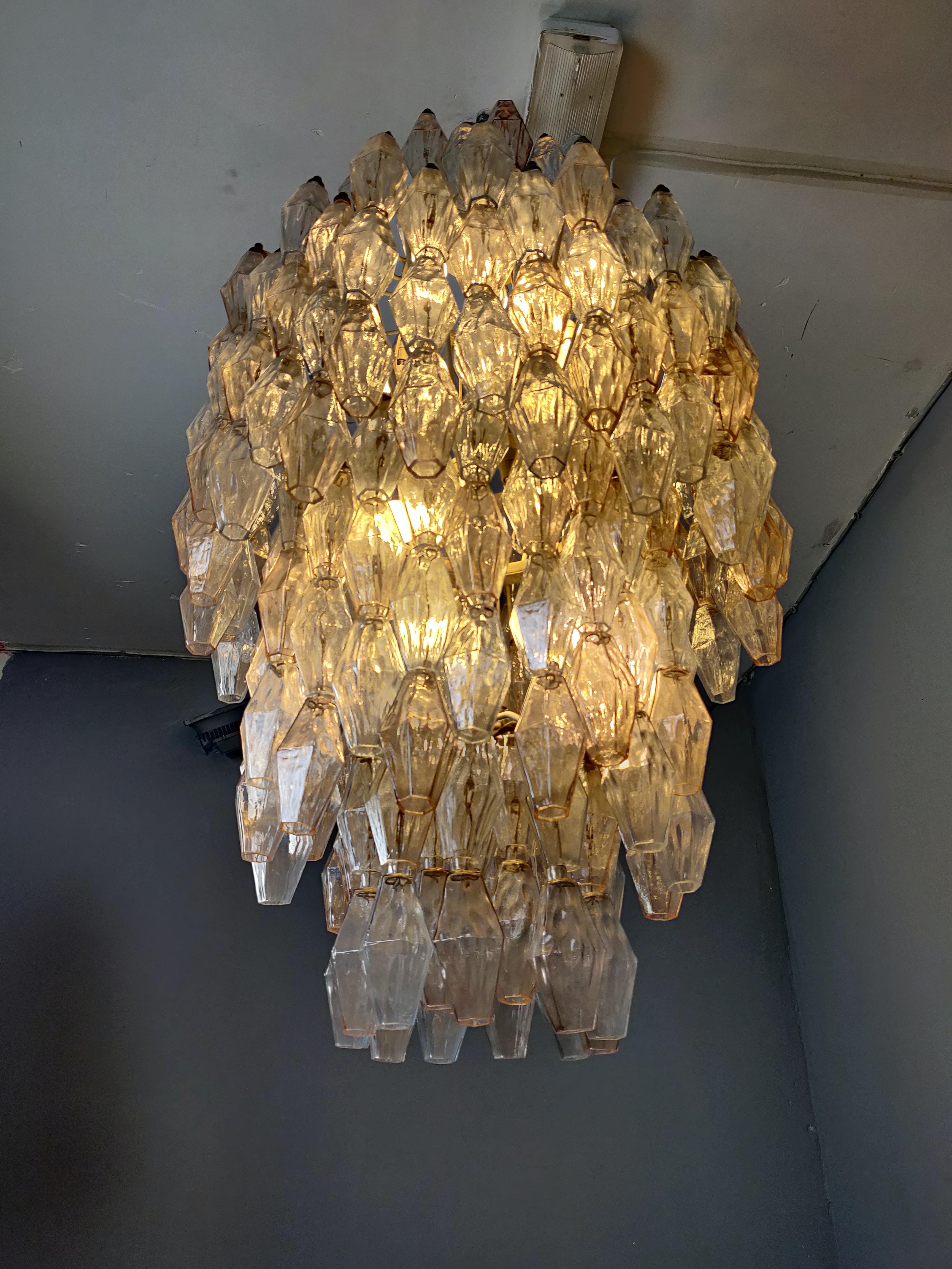 Italian Venini Glass Chandelier 