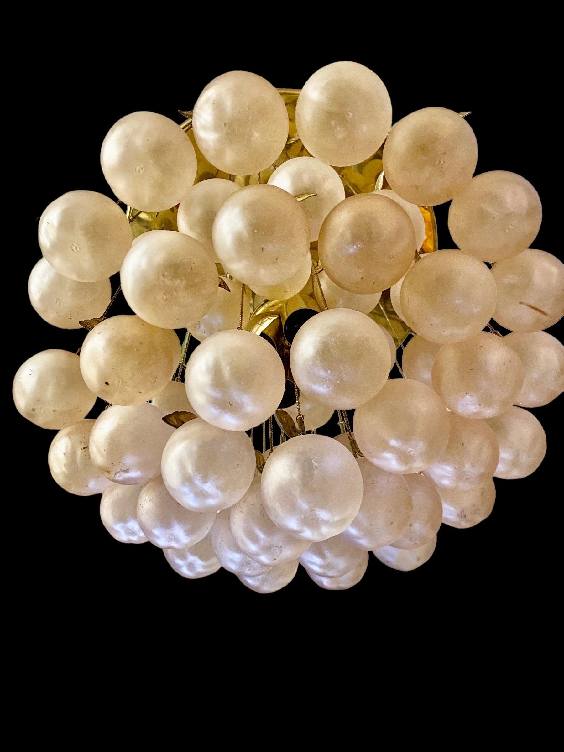 Italian Venini glass murano pendant fruit model , Italy 1980