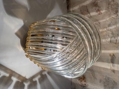 Venini Glass Murano with Gilt Gold Structure, Italy 1990