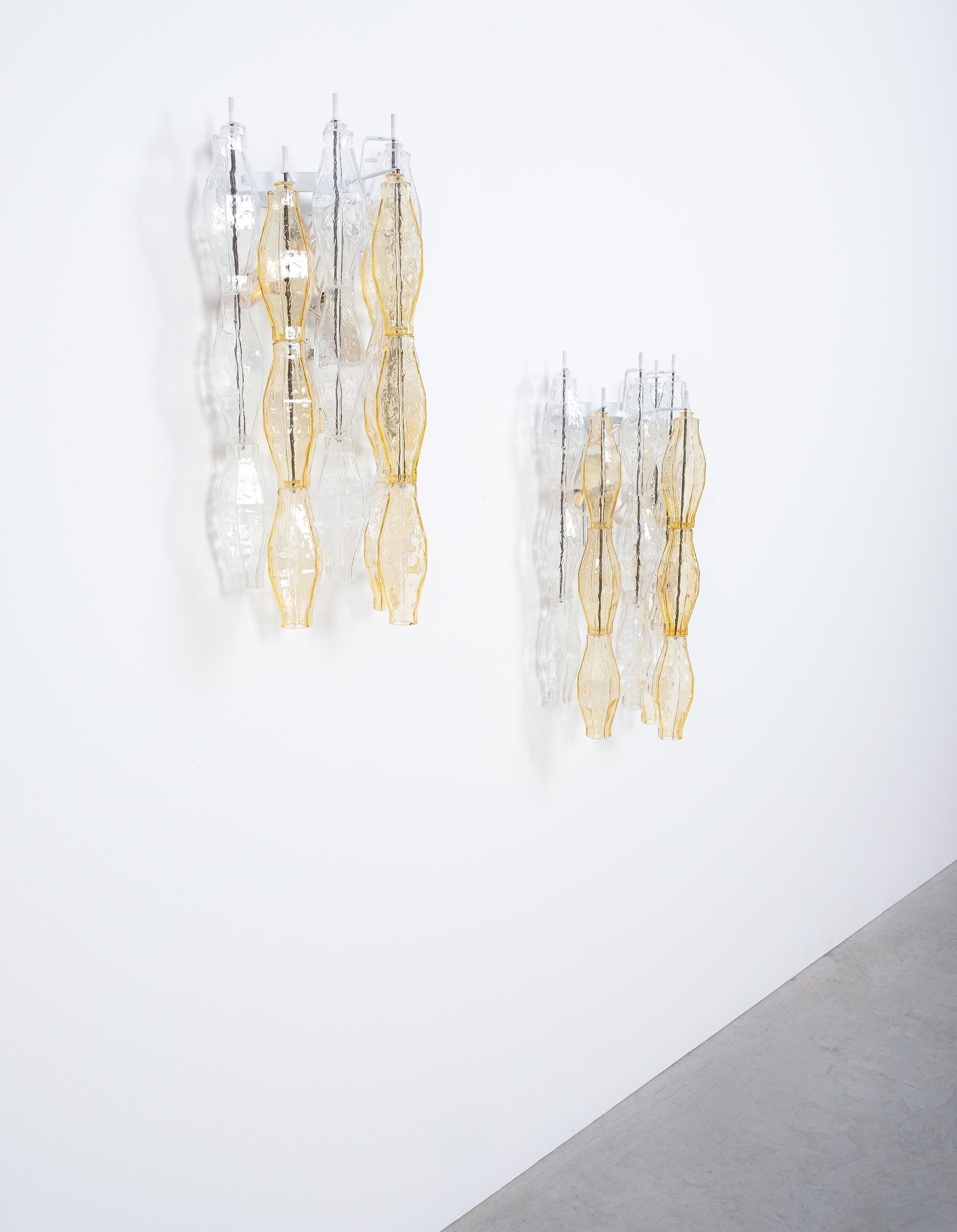 Set of 2 glass wall lamps by Carlo Scarpa for Venini, Italy, mid-century

Sold and priced individually

Impressive 22
