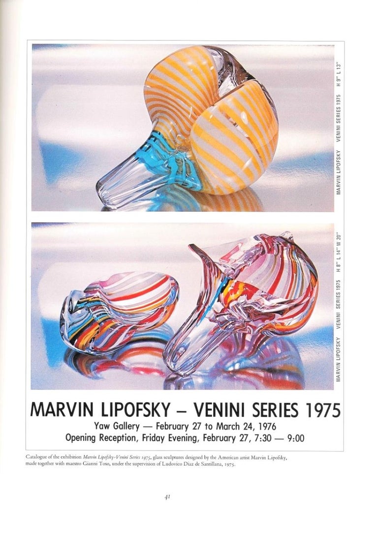 Venini Glass, Two Books Catalogue Raisonne by Frano Deboni (Book) For