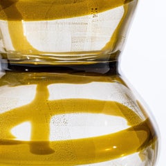 Venini Gran Bulbo 699.60 Tea/Crystal/Gold Leaf - Glass Vase Peter Marino Damiani