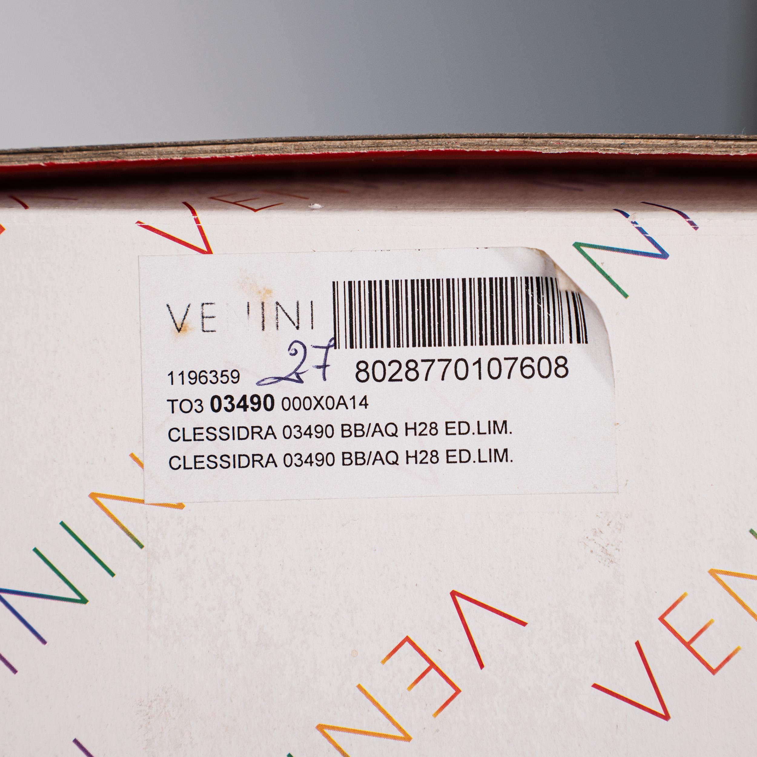 Venini Sablier Bambou/Aquamarine Edition Limitée pcs 27/199 année 2016 en vente 2