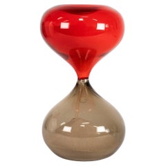 VENINI Hourglass Grey/Red Limited Edition pcs 61/199 year 2016