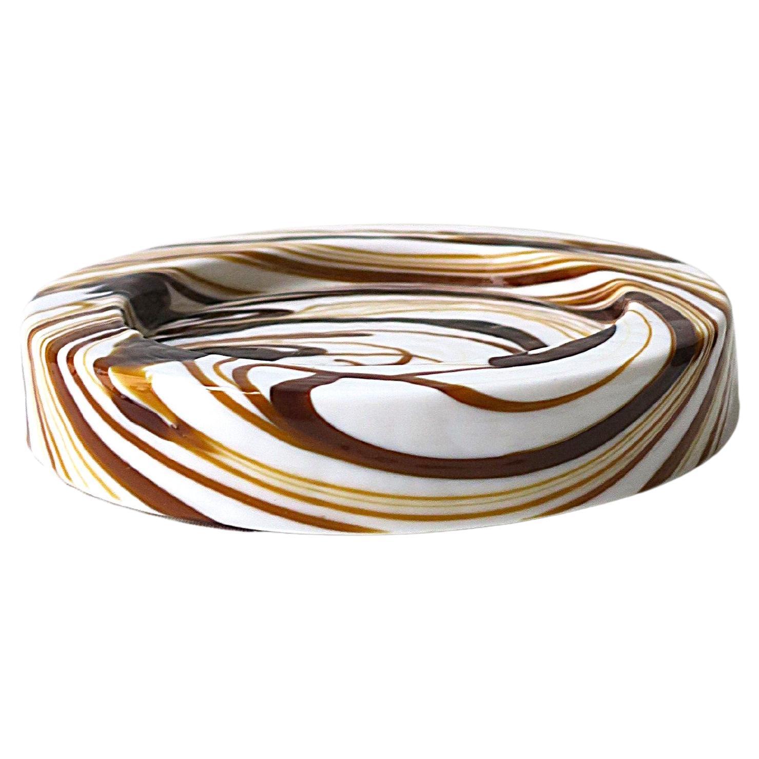 Venini Italia Sergio Asti Démodé Murano Catchall Vide-Poche 1968