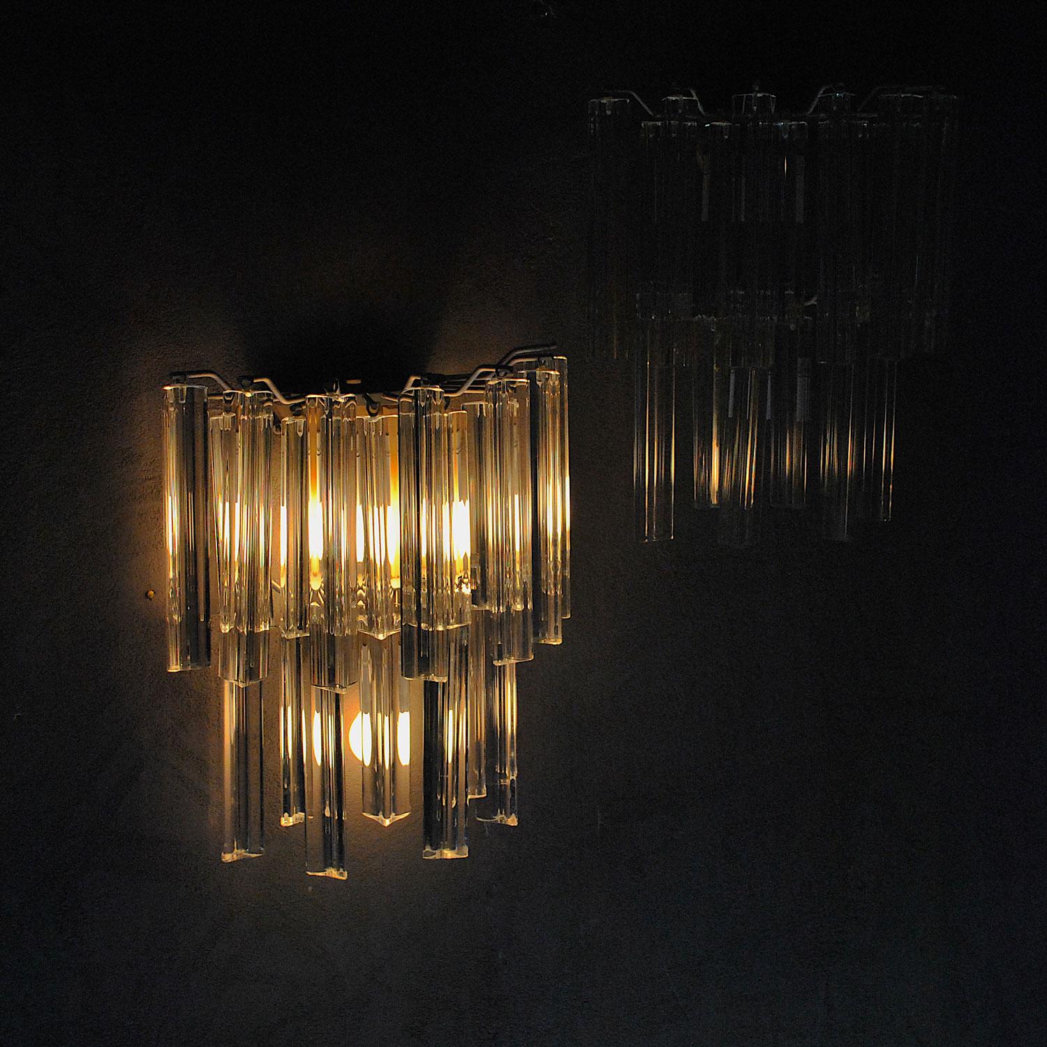 Venini Italian Midcentury Sconces, 1960s 9