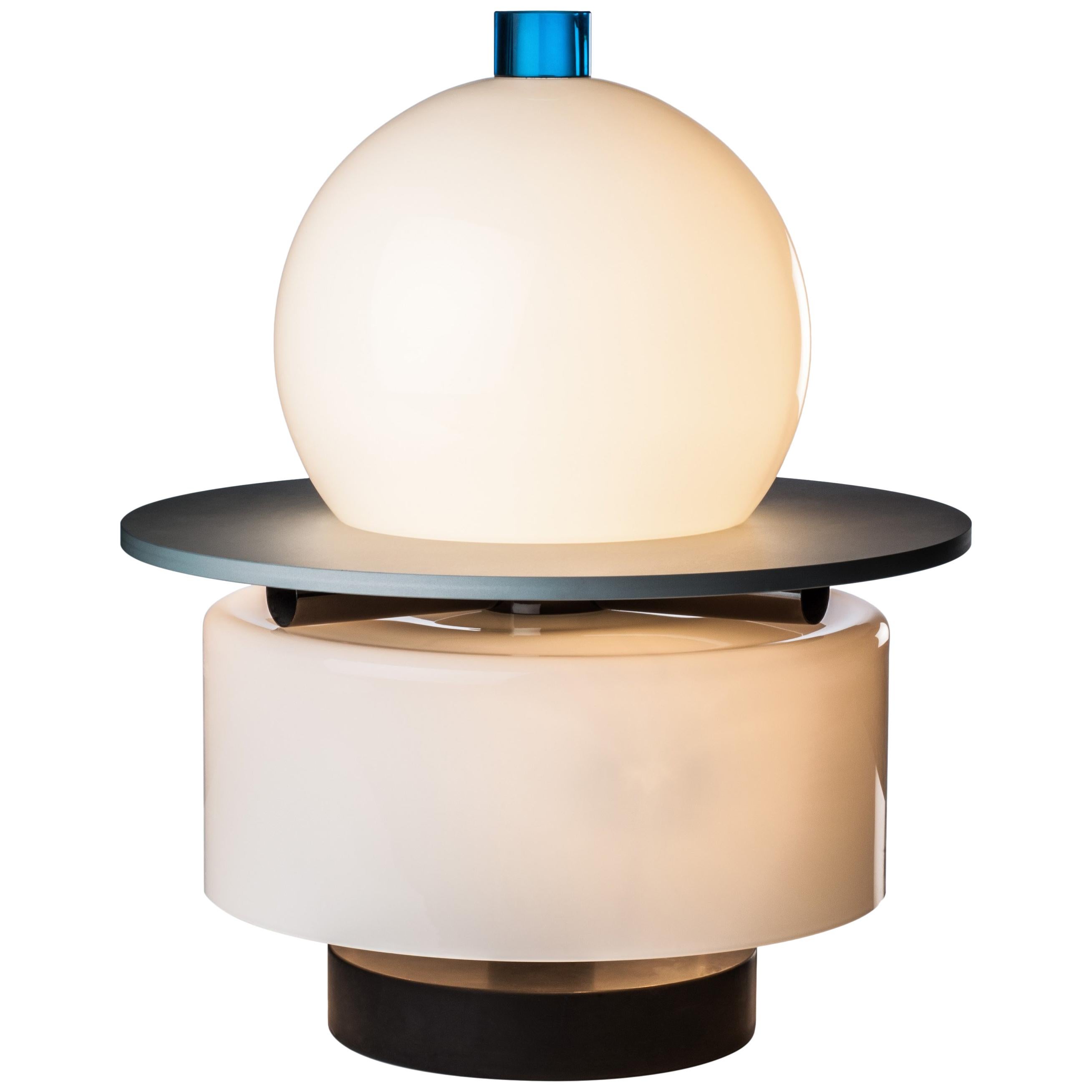 Venini Kiritam Tischlampe von Ettore Sottsass im Angebot