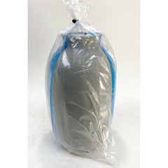 Venini Koori Aquamarine and Concrete Vase by Babled, Unwrapped in Box