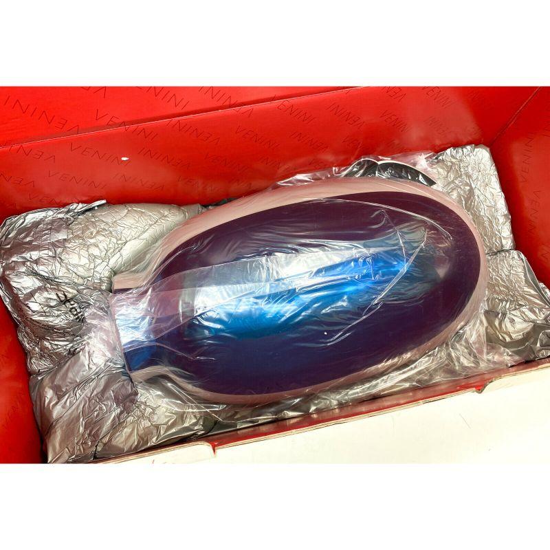 Venini Koori Aquamarine and Concrete Vase by Babled, Unwrapped in Box For Sale 1