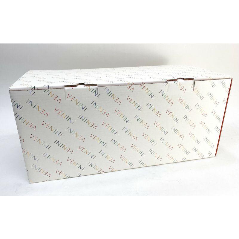 Venini Koori Aquamarine and Concrete Vase by Babled, Unwrapped in Box For Sale 3