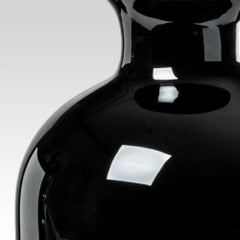 Venini Labuan 706.01 Glossy Black - Glass Vase - Damiani
