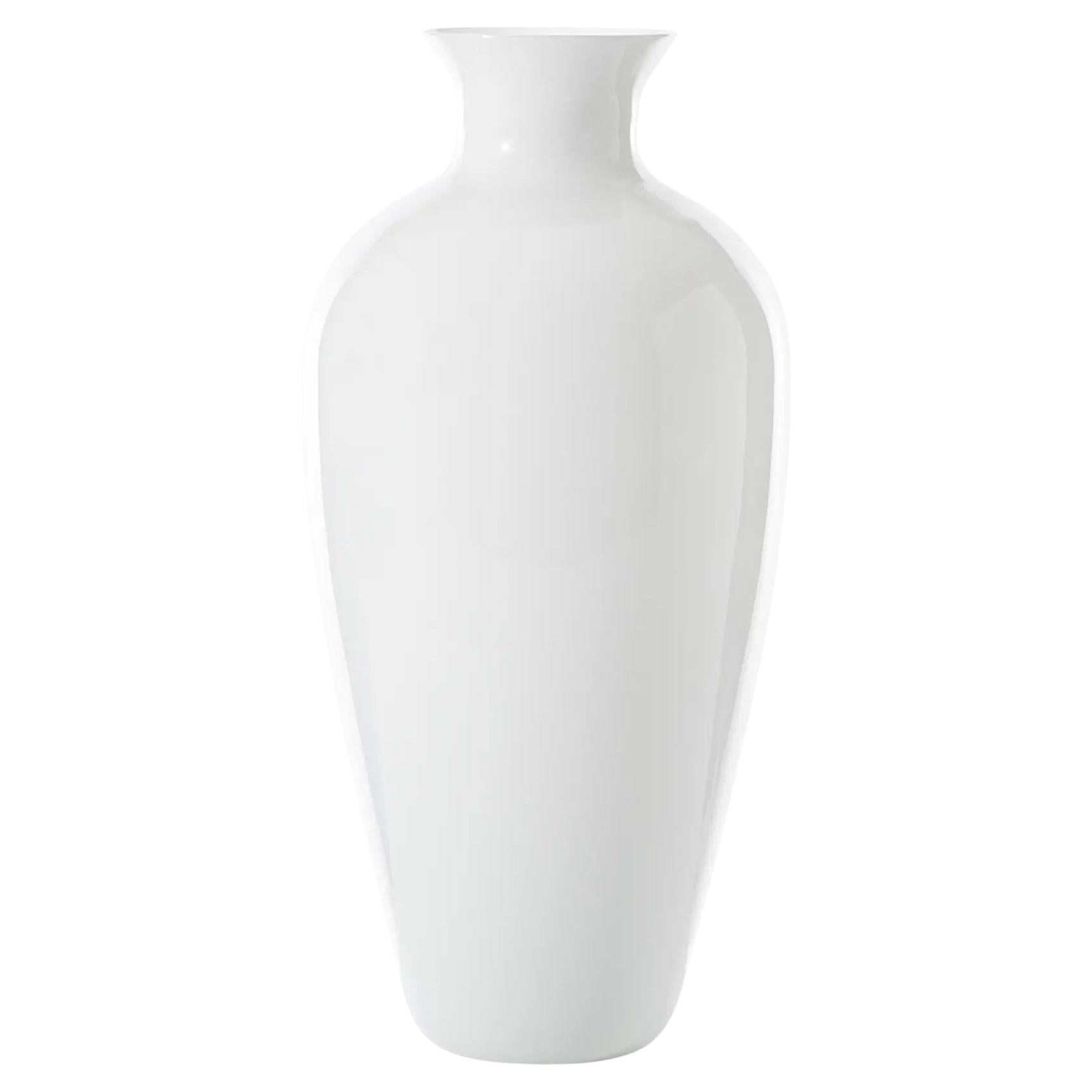 Venini Labuan 706.01 Glossy Lattimo – Glass Vase – Damiani