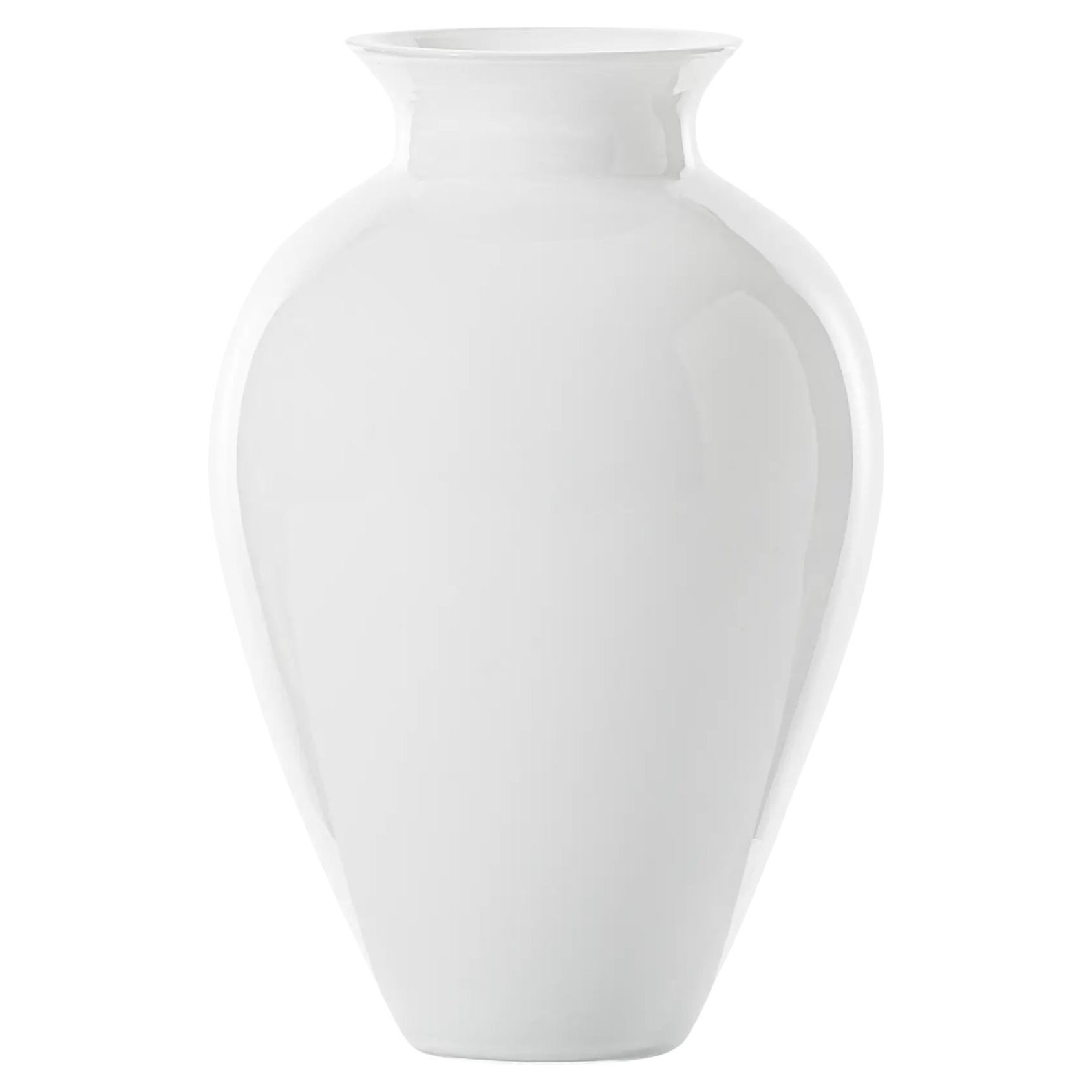Venini Labuan 706.63 Medium Lattimo - Glass Vase - Damiani For Sale