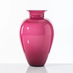 Venini Labuan 706.63 Medium Magenta - Glass Vase - Damiani