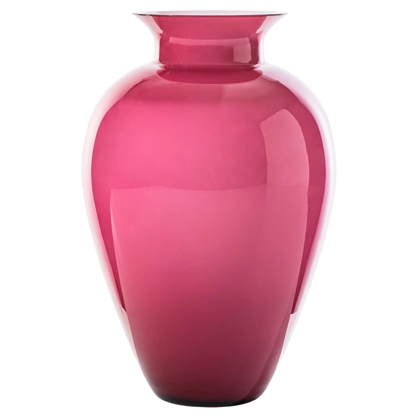 Venini Labuan 706.63 Medium Magenta - Glass Vase - Damiani
