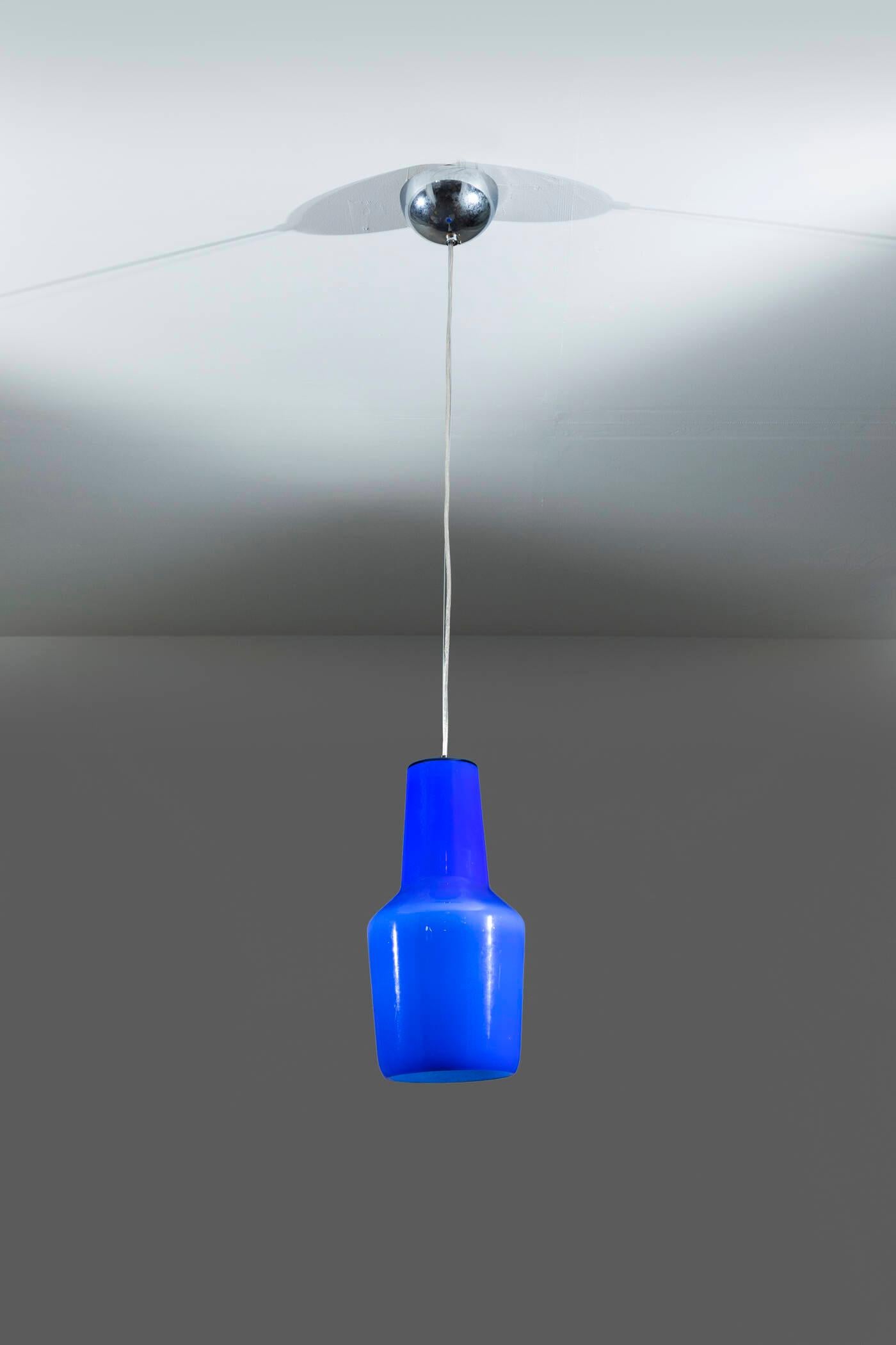 Mid-20th Century Venini, lampe suspendue, prod. Venini 1960s en vente