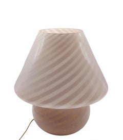 Venini Lampada da Tavolo a Fungo in Vetro di Murano, Italia 1970s