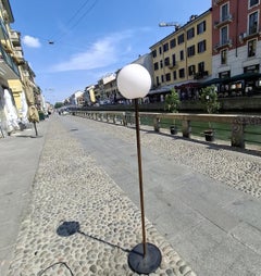 VENINI TErRA LAMP Glazed brass 1970 ITALY