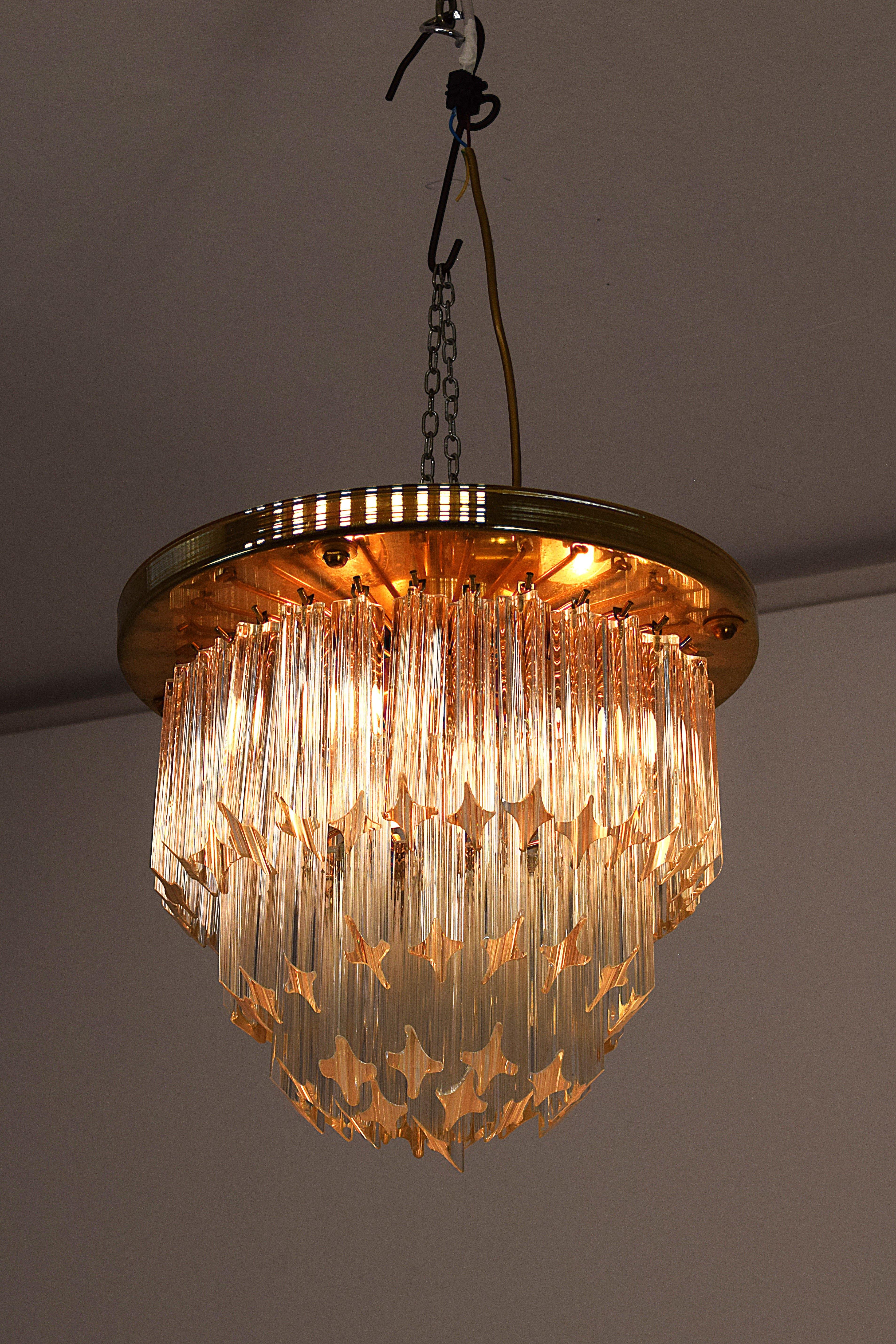 Venini- Lampadario 1970 en Bueno estado para la venta en Palermo, PA
