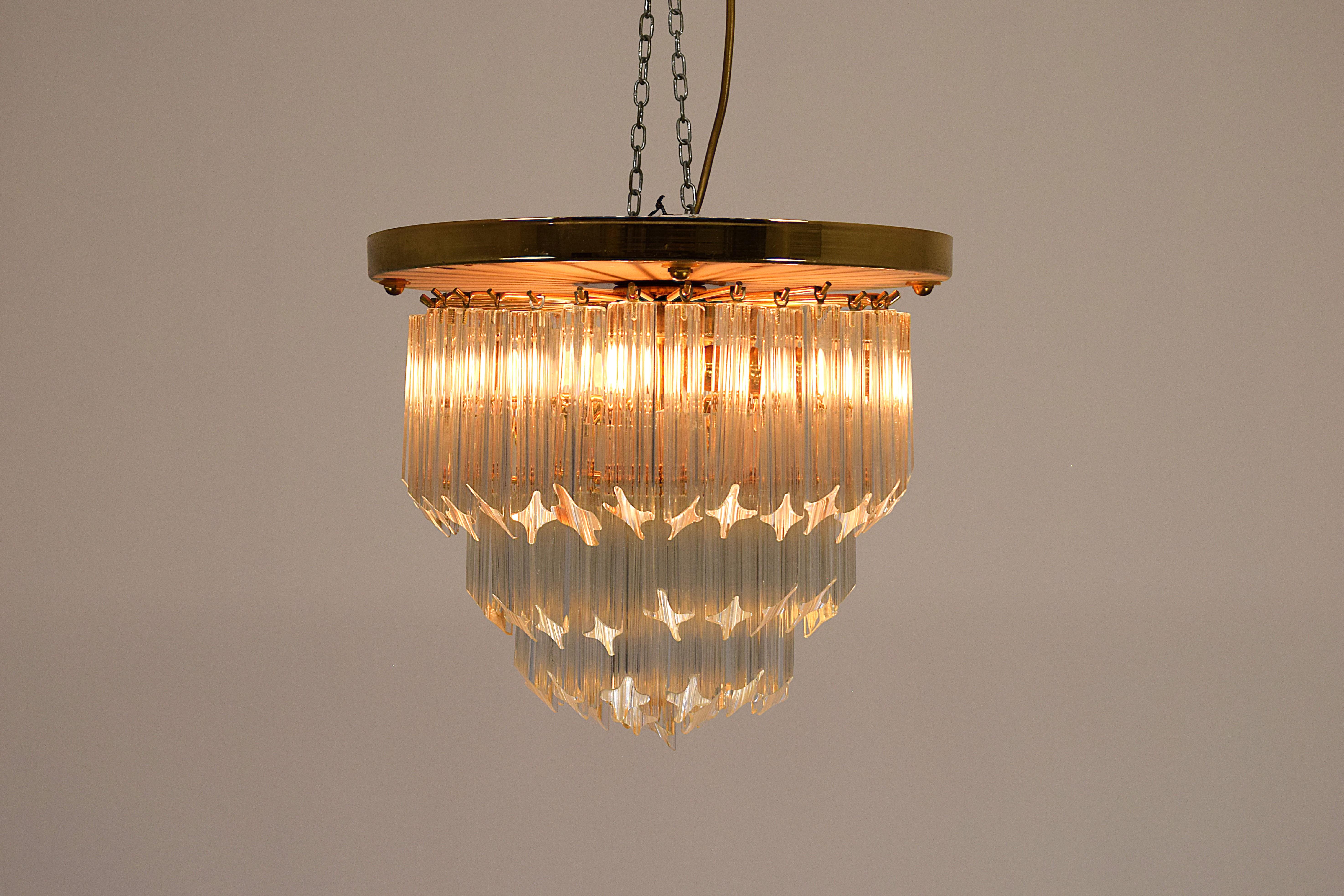 Venini- Lampadario 1970 Metal en venta