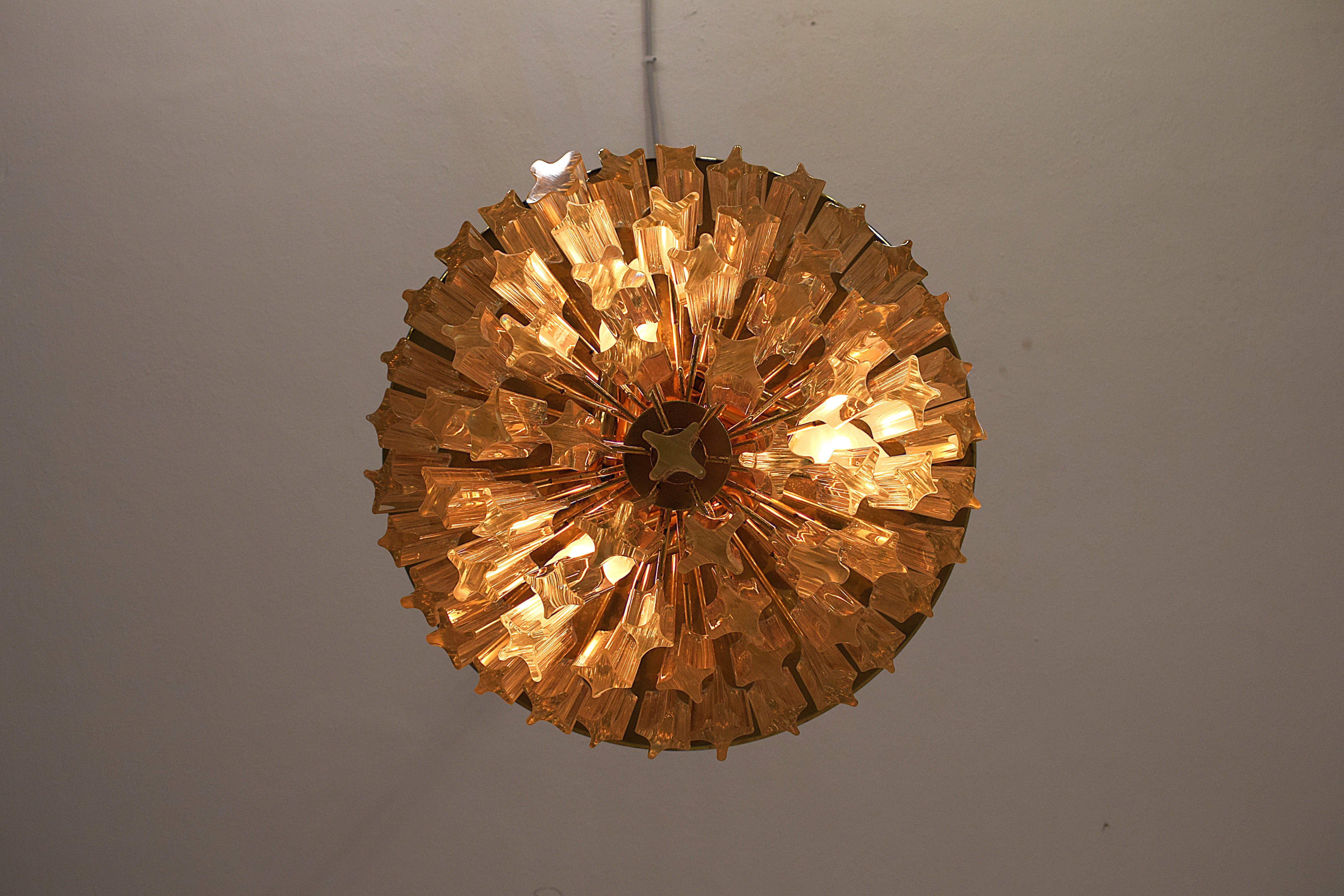 Venini- Lampadario 1970 en venta 2