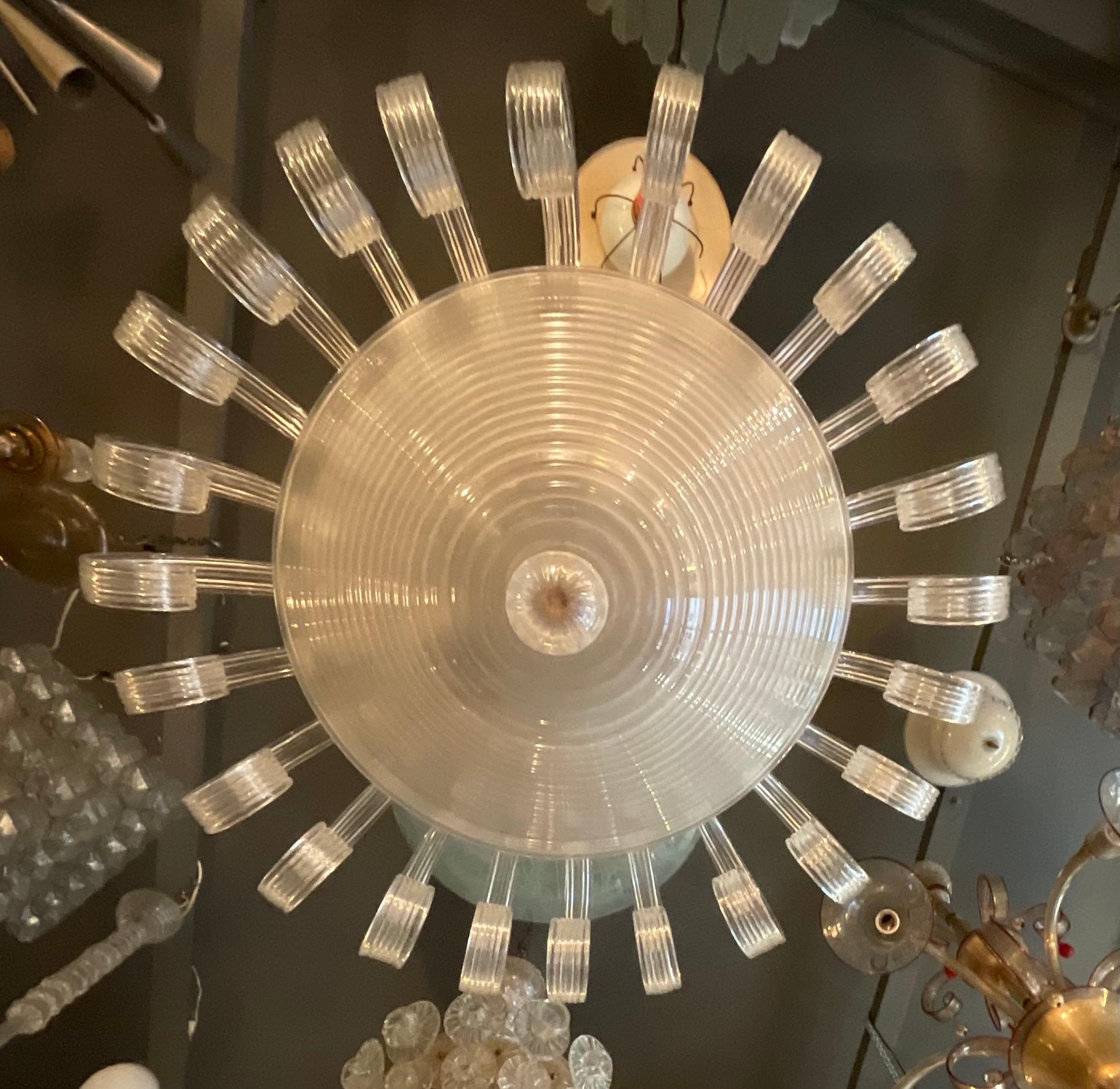 VENINI - 1930s Chandelier - Art Deco - MURANO - Made in ITALY For Sale 2
