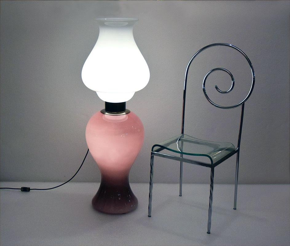 Venini large floor lamp ‘Petrolione’, 1960s For Sale 6