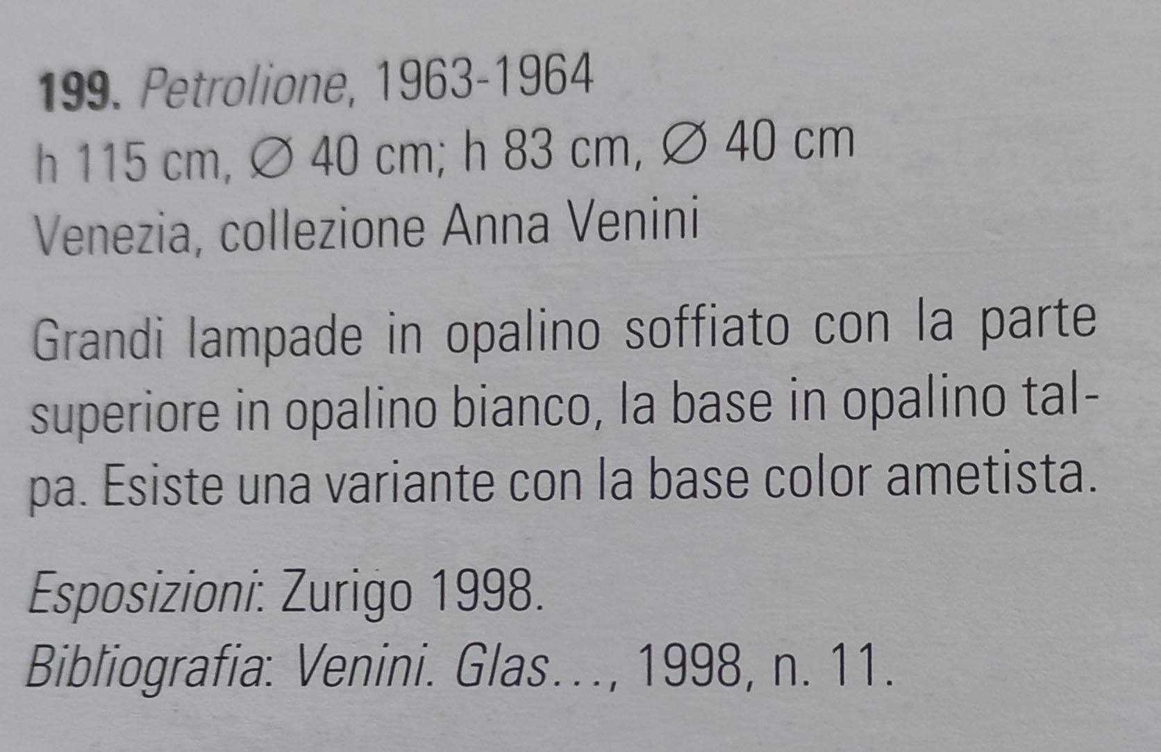 Venini large floor lamp ‘Petrolione’, 1960s For Sale 7