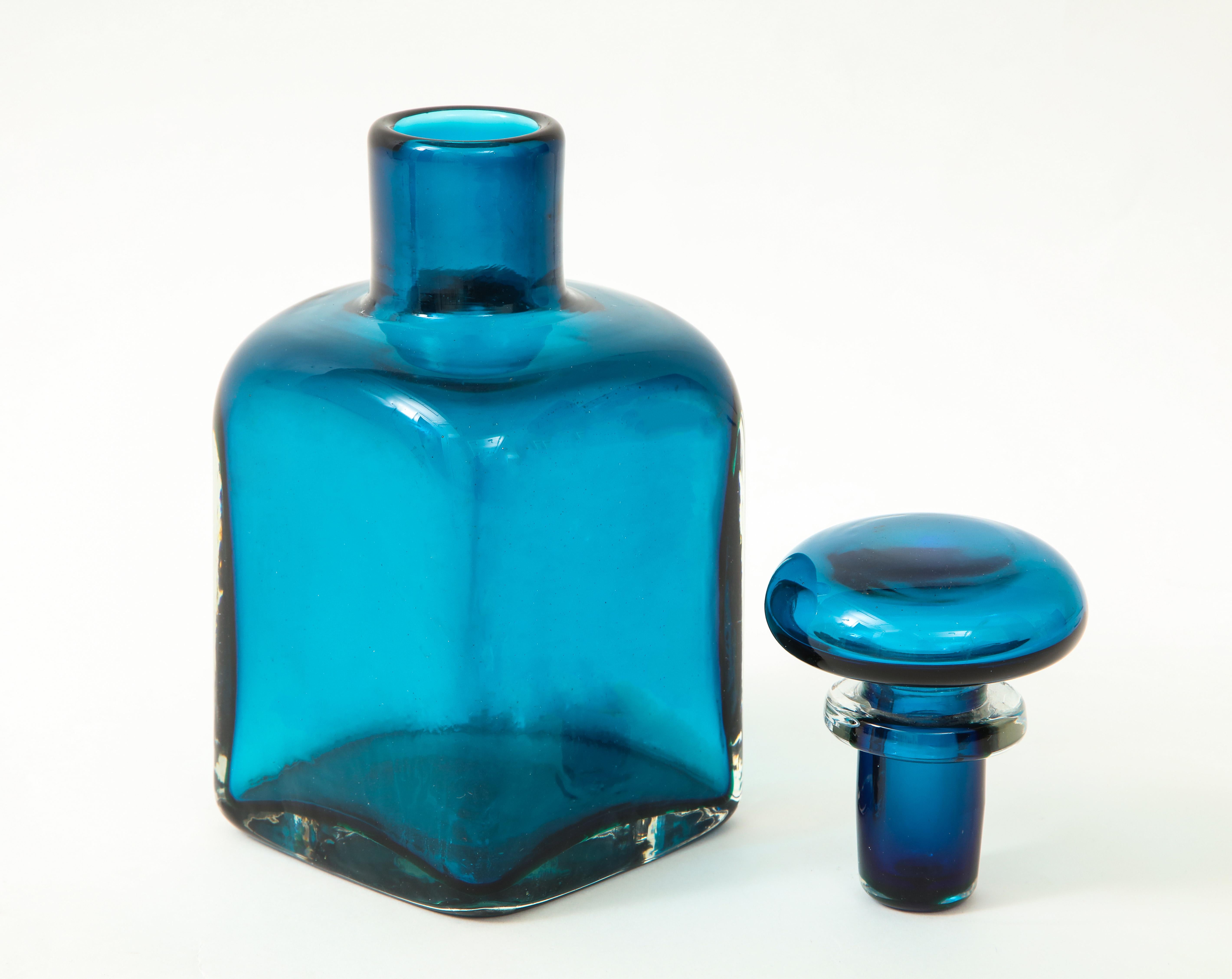 Italian Venini Large Bottle with Stopper