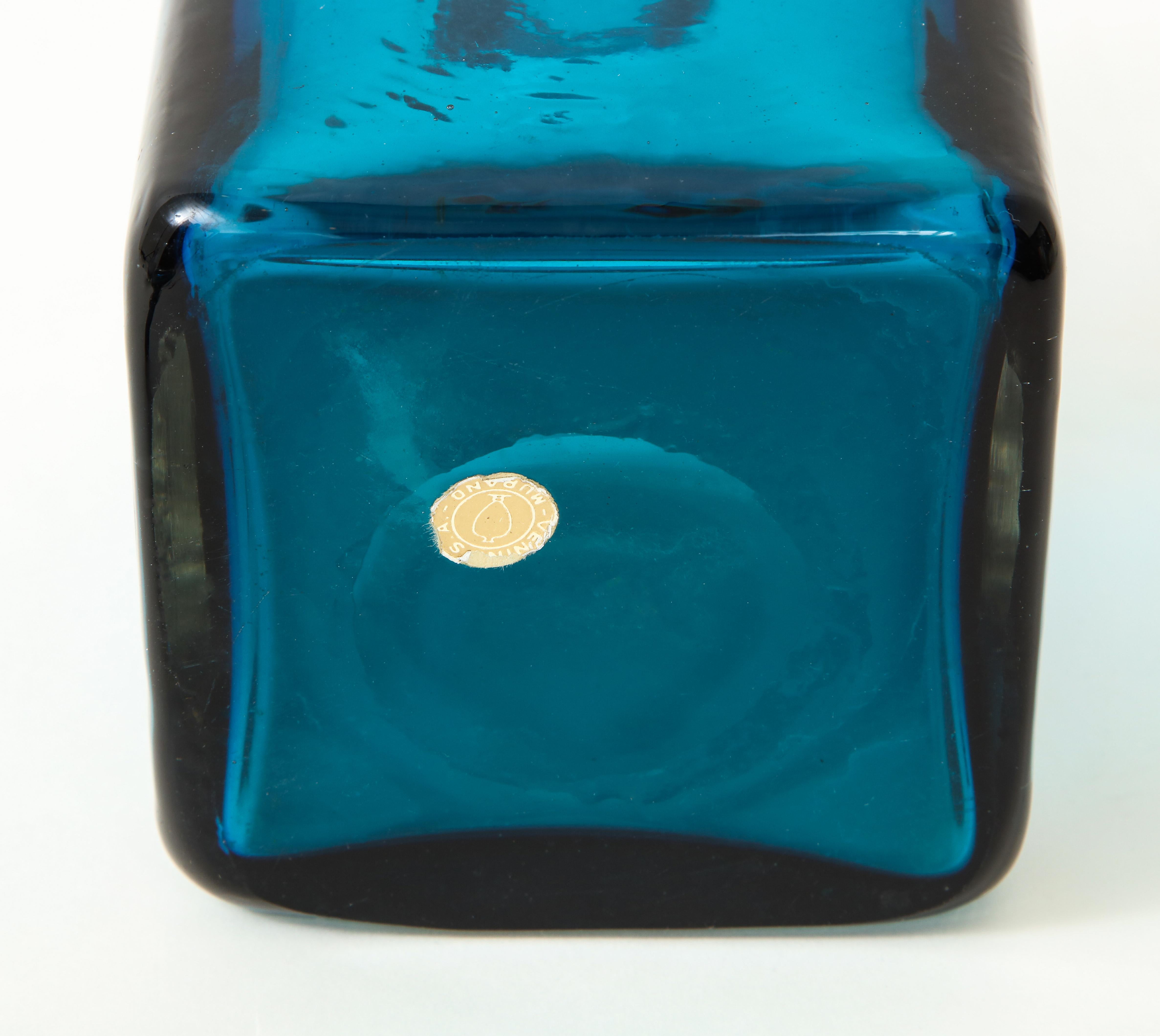 Venini Large Bottle with Stopper In Good Condition In New York, NY