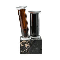 Venini Marito e Moglie 015.21 Glasskulptur - Design Ettore Sottsass - Damiani