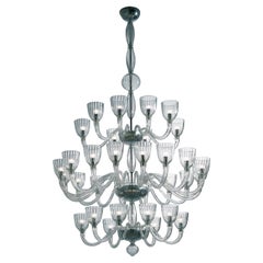 Lustre Venini Martinengo vingt lumières en cristal